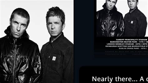Oasis fans share same complaint after registering for pre.